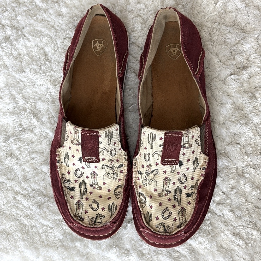 Ariat Cactus Cowboy Suede Cruiser - Picture 3 of 13